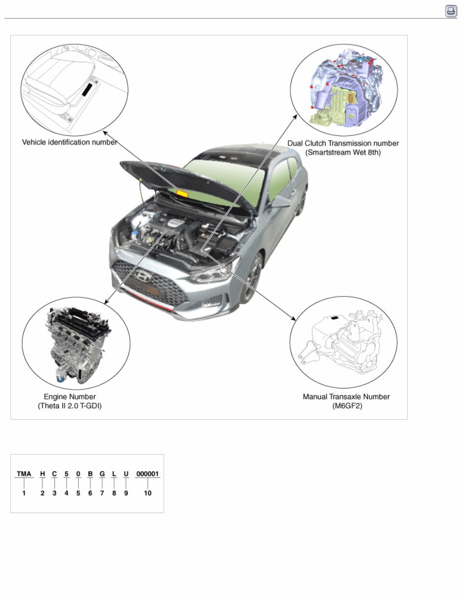 2022 Hyundai VELOSTER N (JSN) G 2.0 T-GDI Service & Repair Manual preview img 2