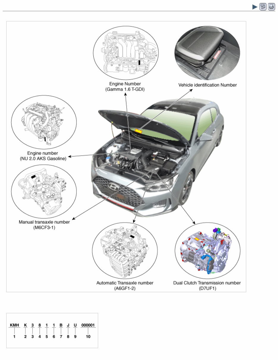 2020 Hyundai VELOSTER (JS) G 1.6 T-GDI Service & Repair Manual preview img 2
