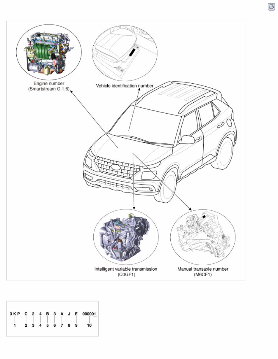 2023 Hyundai VENUE (QX) G 1.6 MPI GAMMA II Service & Repair Manual preview img 2