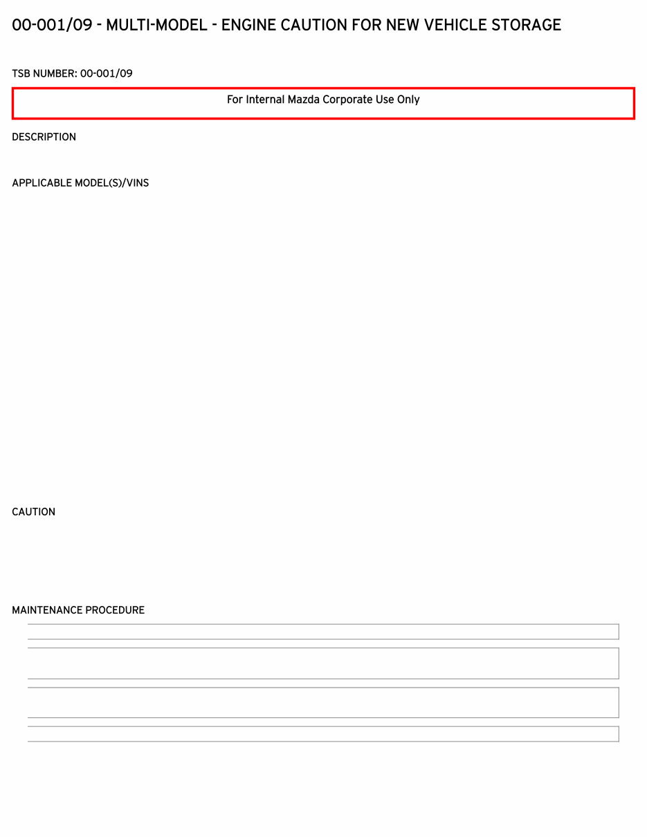 2010 Mazda TRIBUTE (CY) Service & Repair Manual preview img 1