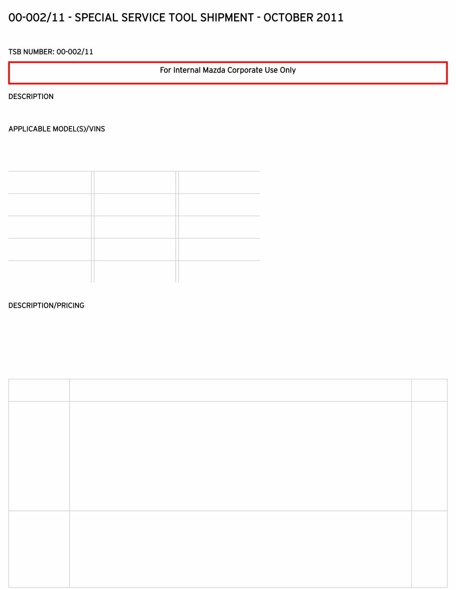 2010 Mazda TRIBUTE (CY) Service & Repair Manual preview img 6