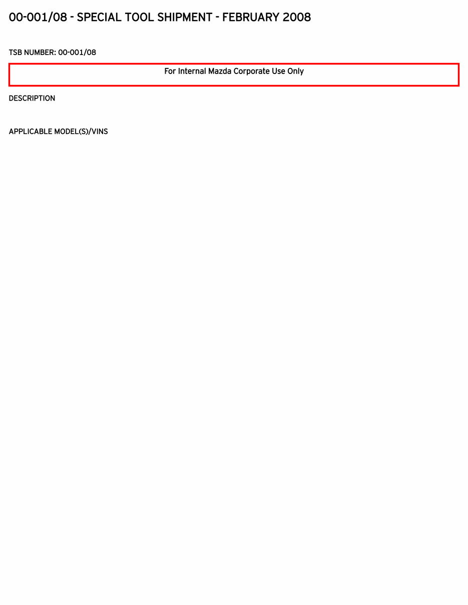 2008 Mazda TRIBUTE (CZ) Service & Repair Manual preview img 6