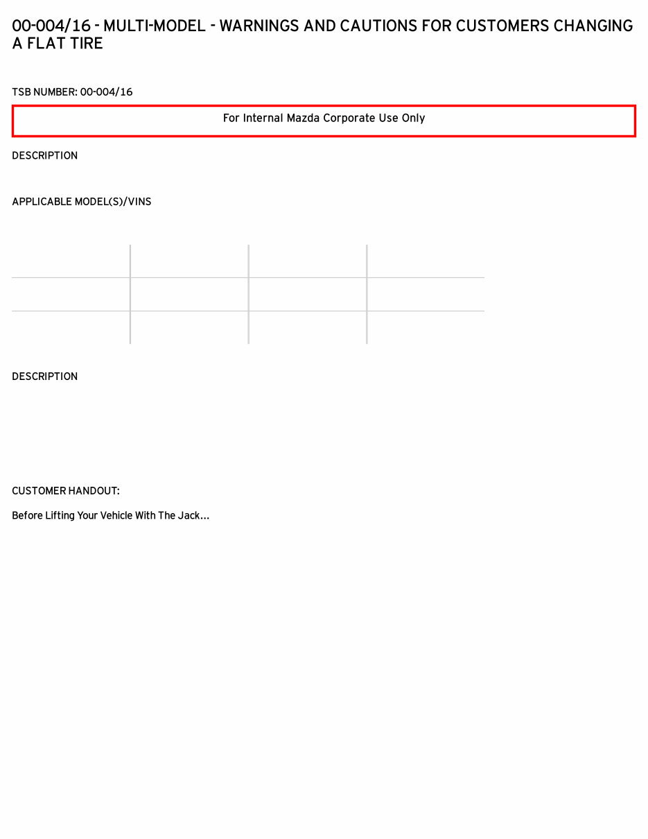 2005 Mazda MPV (LW) Service & Repair Manual preview img 1