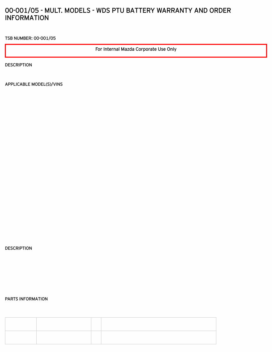2004 Mazda TRIBUTE (YZ) Service & Repair Manual preview img 3