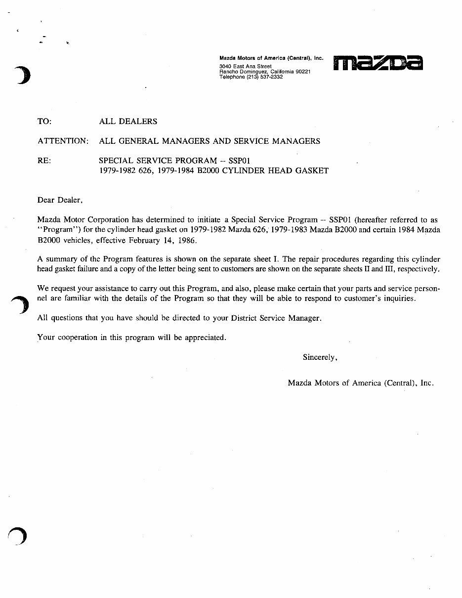 1983 Mazda B2000 (UC) Service & Repair Manual preview img 5